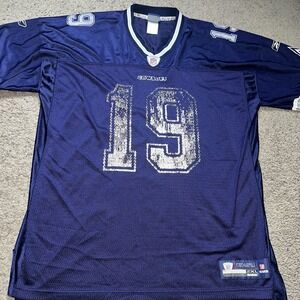 Vintage Miles Austin #19 Dallas Cowboys Reebok Mens 2XL Blue